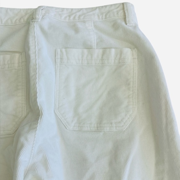 Faherty Stretch Corduroy Patch Pocket Pants in White - Picture 11 of 14